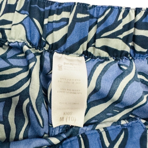 PATAGONIA Blue Boardie Tropical Shorts Boys Size Medium 10 - Picture 5 of 5